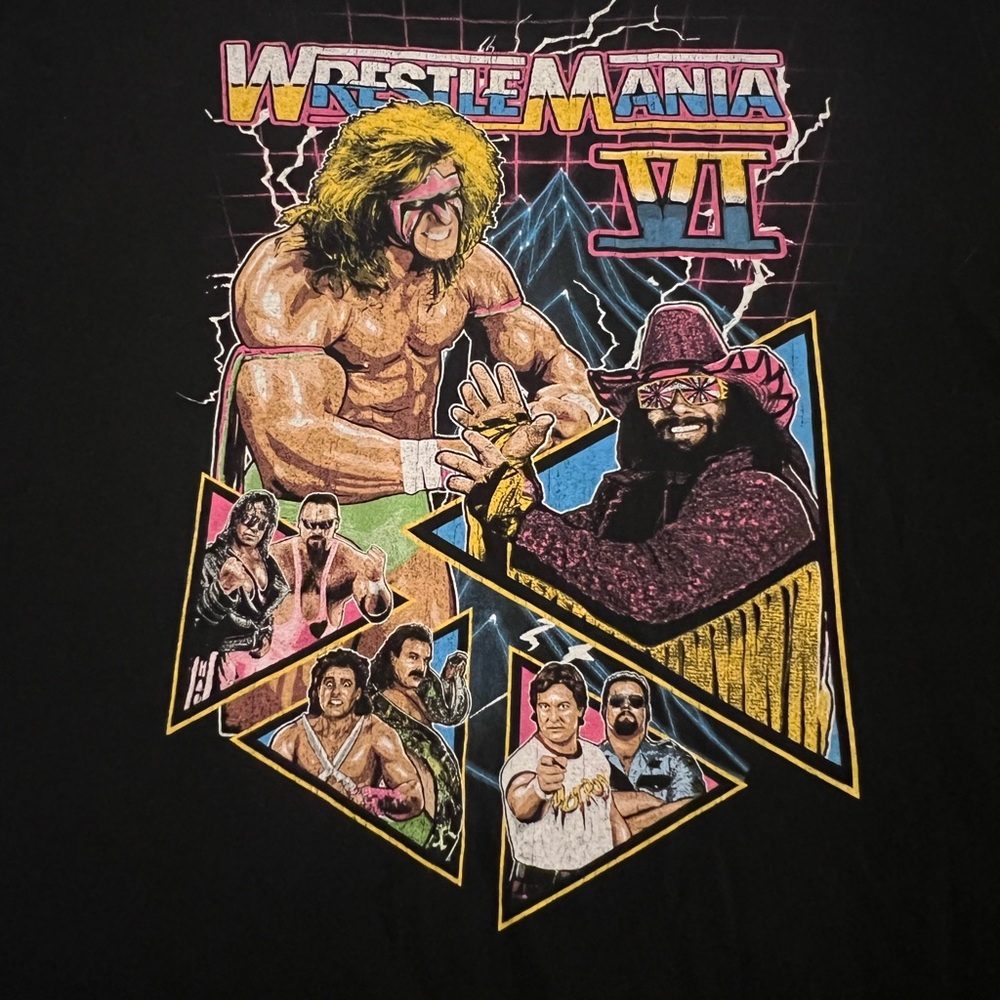 Wrestlemania VI 6 WWE t-shirt - Picture 2 of 4